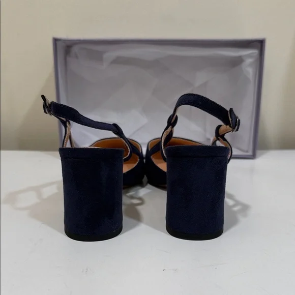 NEW - Roserwish Navy Slingback 2.5” Heels for Women ( sz 8.5) - Picture 3 of 7